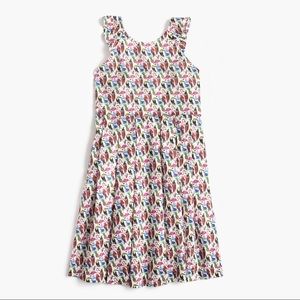 Crewcuts girls tropical animal printed dress